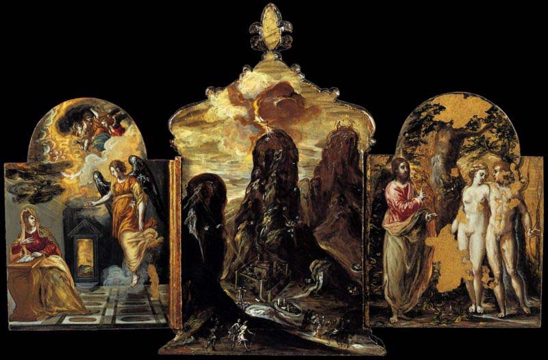 El Greco The Modena Triptych